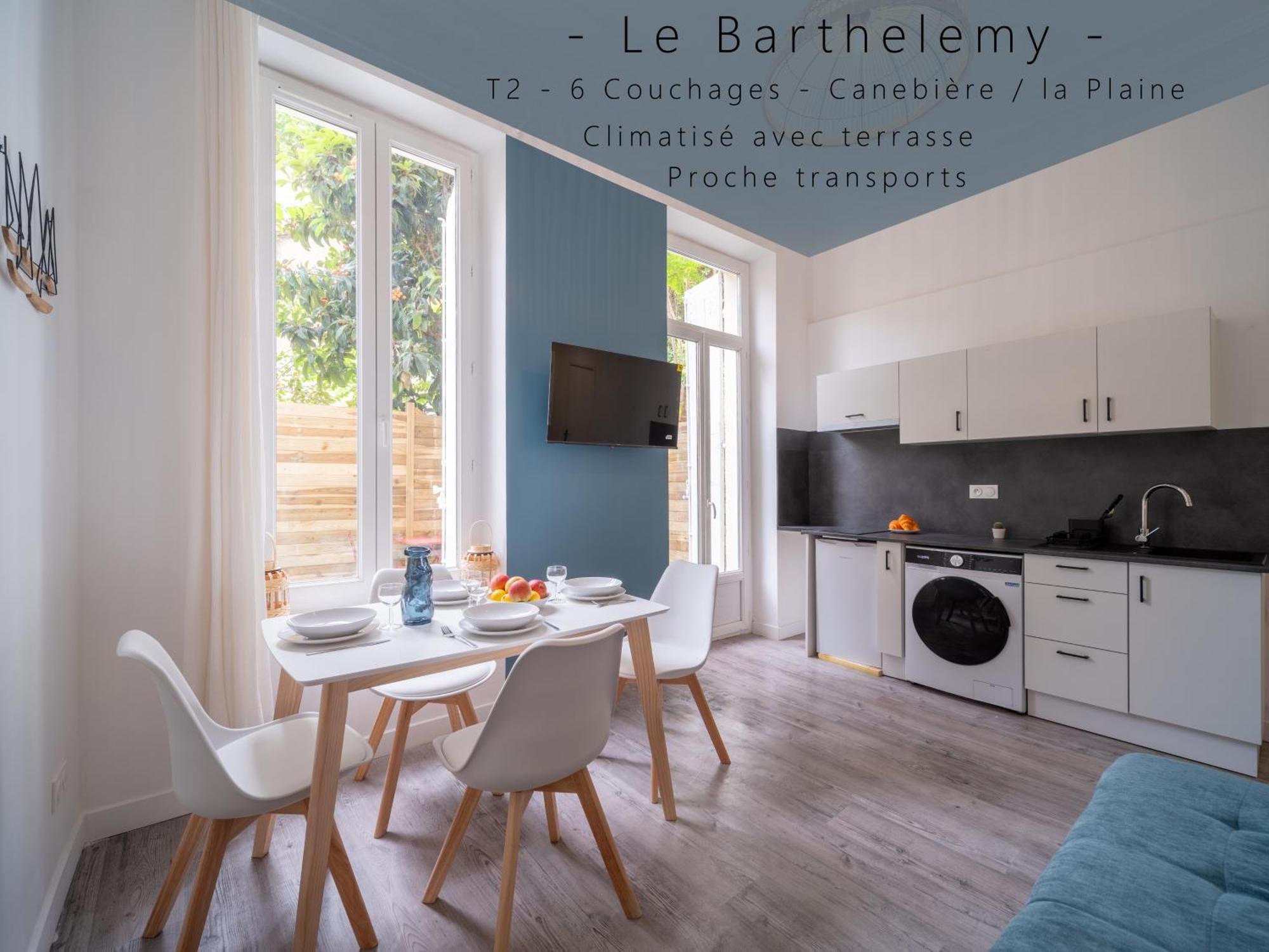 " Le Barthelemy " Appartements Neufs Climatises Tout Equipes Au Coeur De Marseilles Buitenkant foto